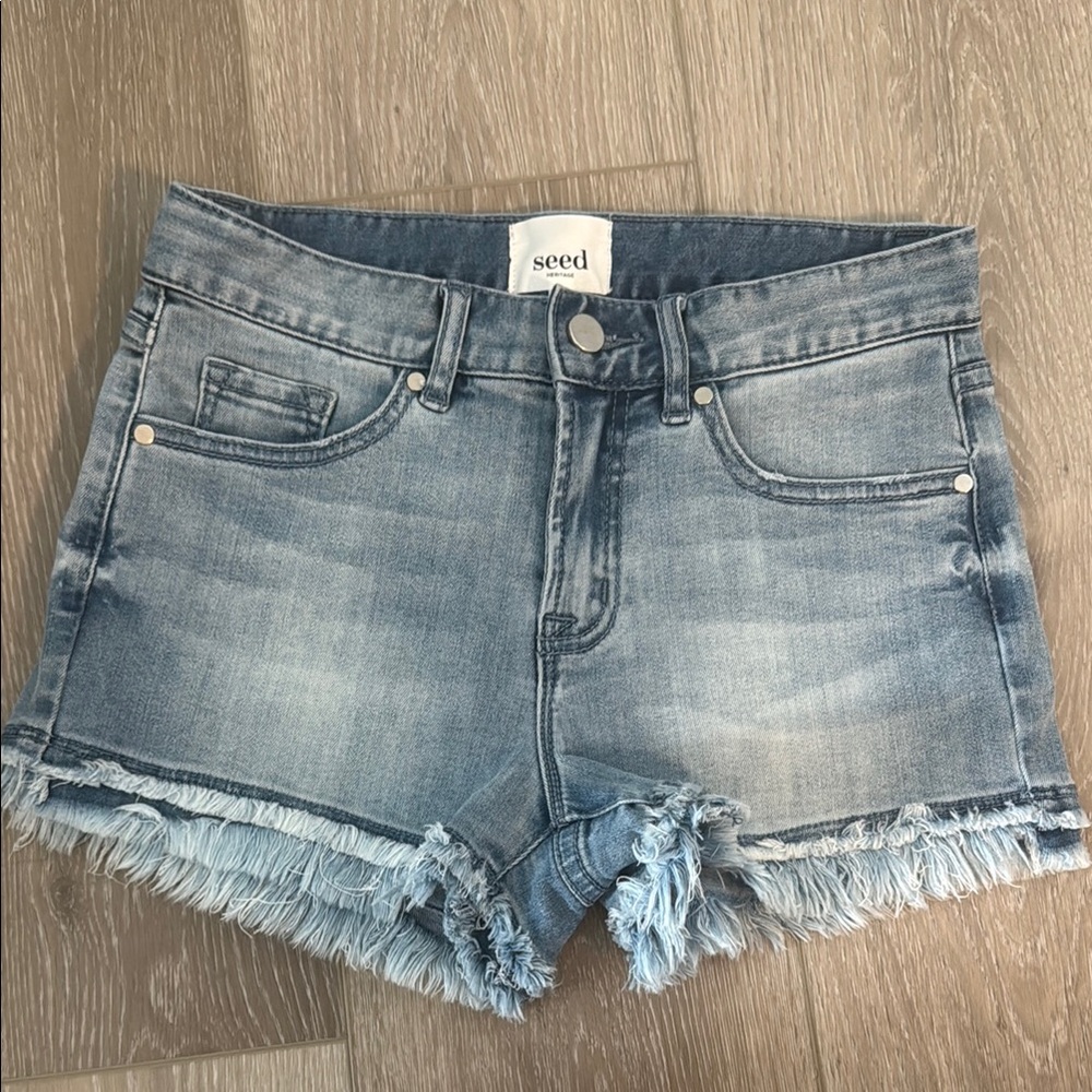 Seed Blue Denim Shorts